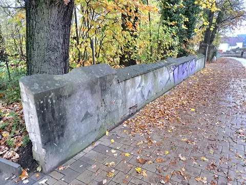 Grenzender des alten Hydepark-Gelände an der Rheiner Landstraße